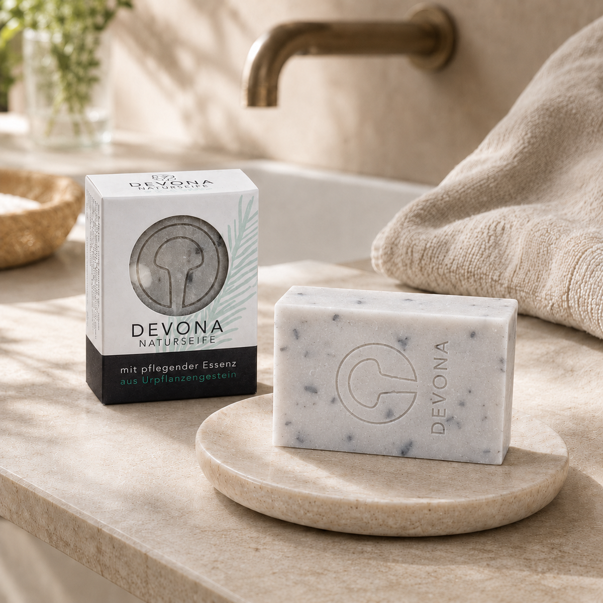 The Bar 85 g – Handgeschöpfte Naturseife für Hand, Haar und Körper
